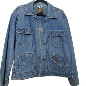 Vintage 90's/y2k High Sierra Denim Jacket Button Up Jean Trucker Style